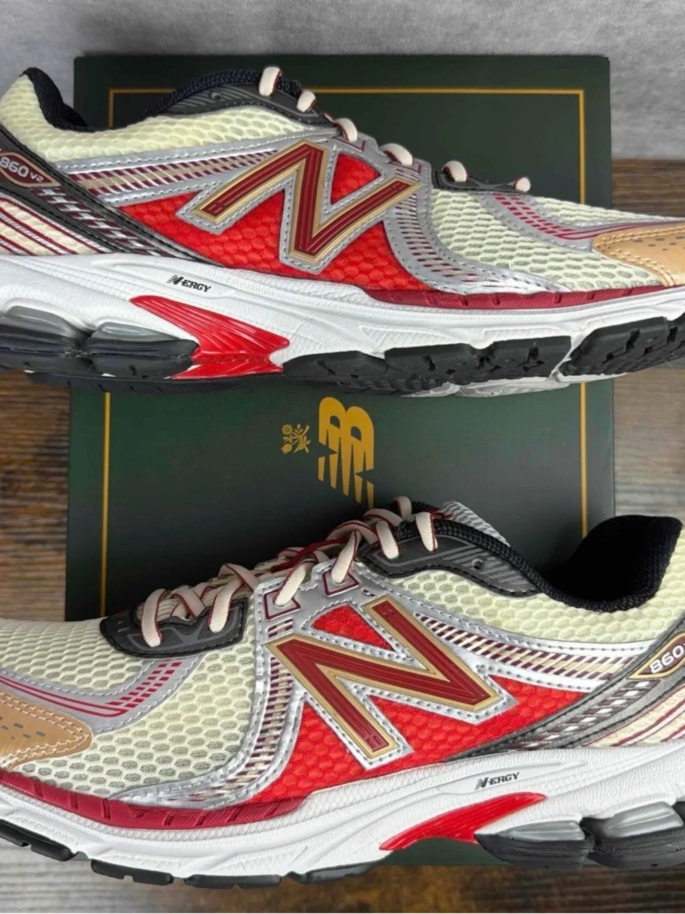New Balance 860v2 Aime Leon Dore Red Size 11 ML860AD2 ALD Men’s Sneakers OG Rare